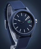 Lacoste 12.12 Blue Dial Blue Silicon Strap Watch for Men - 2010987 Authentic Buy Shop Now