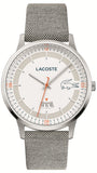 Lacoste Madrid White Dial Gray Leather Strap Watch for Men - 2011031 Authentic Buy Shop Now