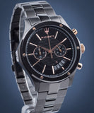 Maserati Circuito Black Dial Black Steel Strap Watch For Men - R8873627001 Authentic Buy Shop Now