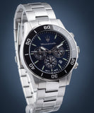 Maserati Competizione Chronograph Blue Dial Silver Steel Strap Watch For Men - R8873600009 Authentic Buy Shop Now