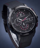 Maserati Ingegno Chronograph Black Dial Black Leather Strap Watch For Men - R8871619003 Authentic Buy Shop Now