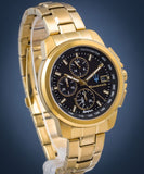 Maserati Successo Black Dial Gold Stainless Steel Watch For Men - R8873645002 Authentic Buy Shop Now