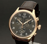 Tissot T Sport Chrono XL Classic Brown Dial Brown Leather Strap Watch For Men - T116.617.36.057.01 Authentic Buy Shop Now