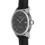 Tissot Le Locle Powermatic 80 Black Dial Black Leather Strap Watch For Men - T006.407.16.053.00 Authentic Buy Shop Now