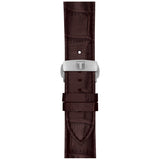 Tissot Luxury Powermatic 80 Silver Dial Brown Leather Strap Watch For Men - T086.407.16.031.00 Authentic Buy Shop Now