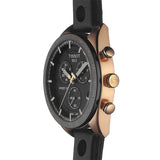 Tissot PRS 516 Chronograph Black Dial Black Leather Strap Watch For Men - T100.417.36.051.00 Authentic Buy Shop Now