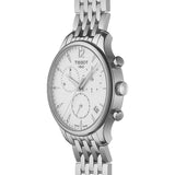 Tissot T Classic Tradition Chronograph White Dial Silver Steel Strap Watch For Men - T063.617.11.037.00 Authentic Buy Shop Now