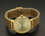 Tissot Everytime Gent Gold Dial Gold Mesh Bracelet Watch for Men - T143.410.33.021.00 Authentic Buy Shop Now