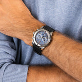 Bulova Marine Star Blue Dial Black Silicone Strap Watch for Men - 98B258 Authentic Buy Shop Now
