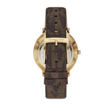 Michael Kors Pyper Quartz Silver Dial Brown Leather Strap Watch For Women - MK2857 Authentic Buy Shop Now