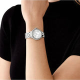 Michael Kors Camille Pave Crystals Silver Dial Silver Steel Strap Watch for Women - MK4804 Authentic Buy Shop Now