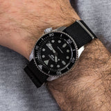 Seiko 5 Sports SKX Automatic Black Dial Black NATO Strap Watch For Men - SRPD55K3 Authentic Buy Shop Now