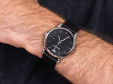 Emporio Armani Classic Quartz Black Dial Black Leather Strap Watch For Men - AR1692 Authentic Buy Shop Now