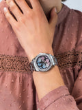 Guess G Twist Diamonds Silver Dial Silver Steel Strap Watch For Women - W1201L1 Authentic Buy Shop Now