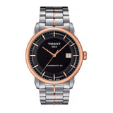 Tissot Luxury Powermatic 80 Black Dial Silver Steel Strap Watch For Men - T086.407.22.051.00 Authentic Buy Shop Now