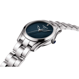 Tissot T Wave Donna Blue Dial Silver Steel Strap Watch For Women - T112.210.11.041.00 Authentic Buy Shop Now