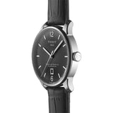 Tissot Chemin Des Tourelles Powermatic 80 Black Dial Black Leather Strap Watch For Men - T099.407.16.447.00 Authentic Buy Shop Now