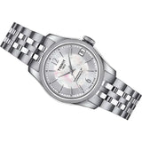 Tissot Ballade Powermatic 80 Automatic Mother of Pearl Dial Silver Steel Strap Watch For Women - T108.208.11.117.00 Authentic Buy Shop Now
