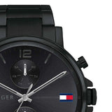 Tommy Hilfiger Daniel Black Dial Black Steel Strap Watch for Men - 1710414 Authentic Buy Shop Now