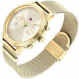 Tommy Hilfiger Blake Quartz Gold Dial Gold Mesh Bracelet Watch for Women - 1782302 Authentic Buy Shop Now
