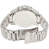 Tommy Hilfiger Decker Quartz Black Dial Silver Steel Strap Watch for Men - 1791472 Authentic Buy Shop Now