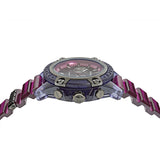 Versace Icon Active Chronograph Black Dial Purple Rubber Strap Watch For Men - VEZ701423 Authentic Buy Shop Now
