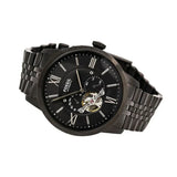 Fossil Townsman Multi Function Mechanical Black Dial Black Steel Strap Watch for Men - ME3062 Authentic Buy Shop Now