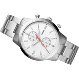 Fossil Townsman White Dial Silver Steel Strap Watch for Men - FS5346 Authentic Buy Shop Now