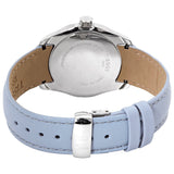 Tissot T Classic Couturier Silver Dial Light Blue Leather Strap Watch For Women - T035.210.16.031.02 Authentic Buy Shop Now