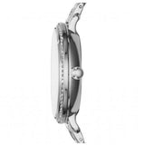 Fossil Jacqueline Multi-Function Mother of Pearl Dial Silver Steel Strap Watch for Women - ES3755 Authentic Buy Shop Now