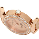 Coach Madison Crystals Rose Gold Dial Rose Gold Steel Strap Watch For Women - 14502203 Authentic Buy Shop Now