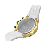 Guess Fusion Chronograph White Dial White Leather Strap Watch For Women - GW0553L2 Authentic Buy Shop Now