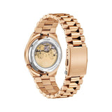Citizen Tsuyosa Automatic Red Dial Gold Steel Strap Watch For Men - NJ0153-82X Authentic Buy Shop Now