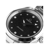 Omega Seamaster Aqua Terra Quartz Diamond Black Dial Silver Steel Strap Watch for Women - 220.10.28.60.51.001 Authentic Buy Shop Now