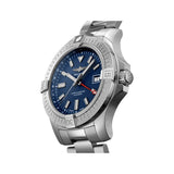 Breitling Avenger Automatic GMT 45 Blue Dial Silver Steel Strap Watch for Men - A32395101C1A1 Authentic Buy Shop Now
