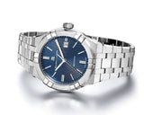 Maurice Lacroix Aikon Automatic Blue Dial Silver Steel Strap Watch For Men - AI6008-SS002-430-1 Authentic Buy Shop Now