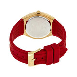 Guess Cosmo Diamonds Gold Dial Red Rubber Strap Watch for Women - GW0034L6 Authentic Buy Shop Now