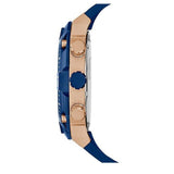Guess Navigator Chronograph Blue Dial Blue Rubber Strap Watch for Men - GW0264G4 Authentic Buy Shop Now