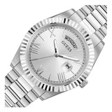 Guess Connoisseur Silver Dial Silver Steel Strap Watch for Men - GW0265G6 Authentic Buy Shop Now