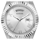 Guess Connoisseur Silver Dial Silver Steel Strap Watch for Men - GW0265G6 Authentic Buy Shop Now