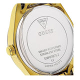 Guess Luna Diamonds Black Dial Gold Steel Strap Watch for Women - GW0307L2 Authentic Buy Shop Now