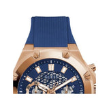 Guess Third Gear Analog Blue Dial Blue Rubber Strap Watch for Men - GW0334G3 Authentic Buy Shop Now