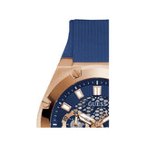 Guess Third Gear Analog Blue Dial Blue Rubber Strap Watch for Men - GW0334G3 Authentic Buy Shop Now