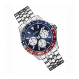 Guess Odyssey Multifunction Blue Dial Silver Steel Strap Watch For Men - W1107G2 Authentic Buy Shop Now