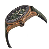 Tag Heuer Autavia Calibre 5 Automatic Olive Green Dial Green Leather Strap Watch for Men - WBE5190.FC8268 Authentic Buy Shop Now