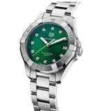 Tag Heuer Aquaracer Diamonds Emerald Green Dial Watch for Women - WBD1316.BA0740 Authentic Buy Shop Now